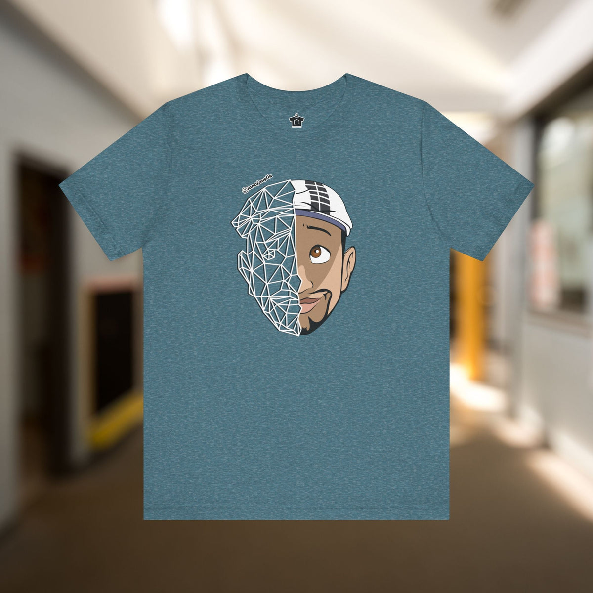 Tron Head Logo | @ianofAustin - T-Shirt | ShirtyAgents