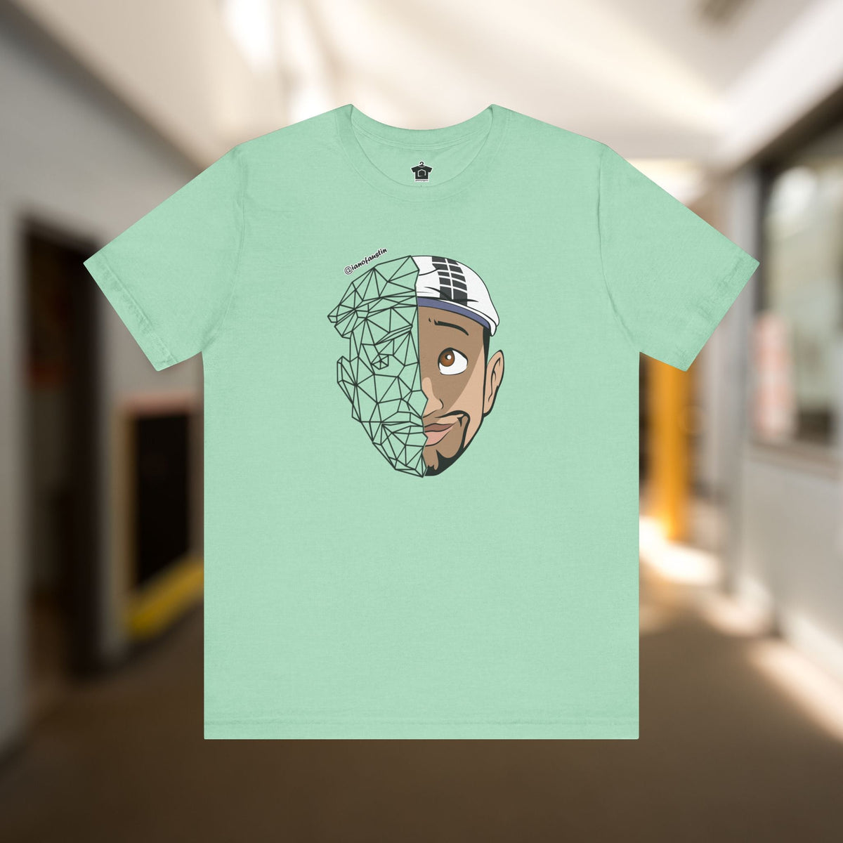Tron Head Logo | @ianofAustin - T-Shirt | ShirtyAgents