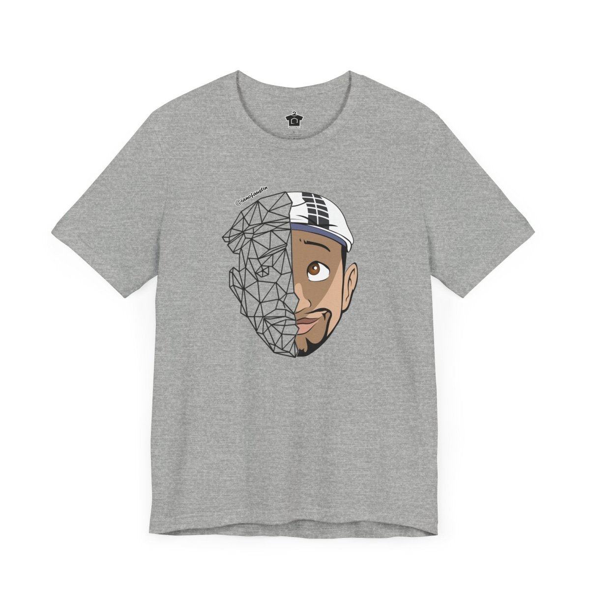 Tron Head Logo | @ianofAustin - T-Shirt | ShirtyAgents