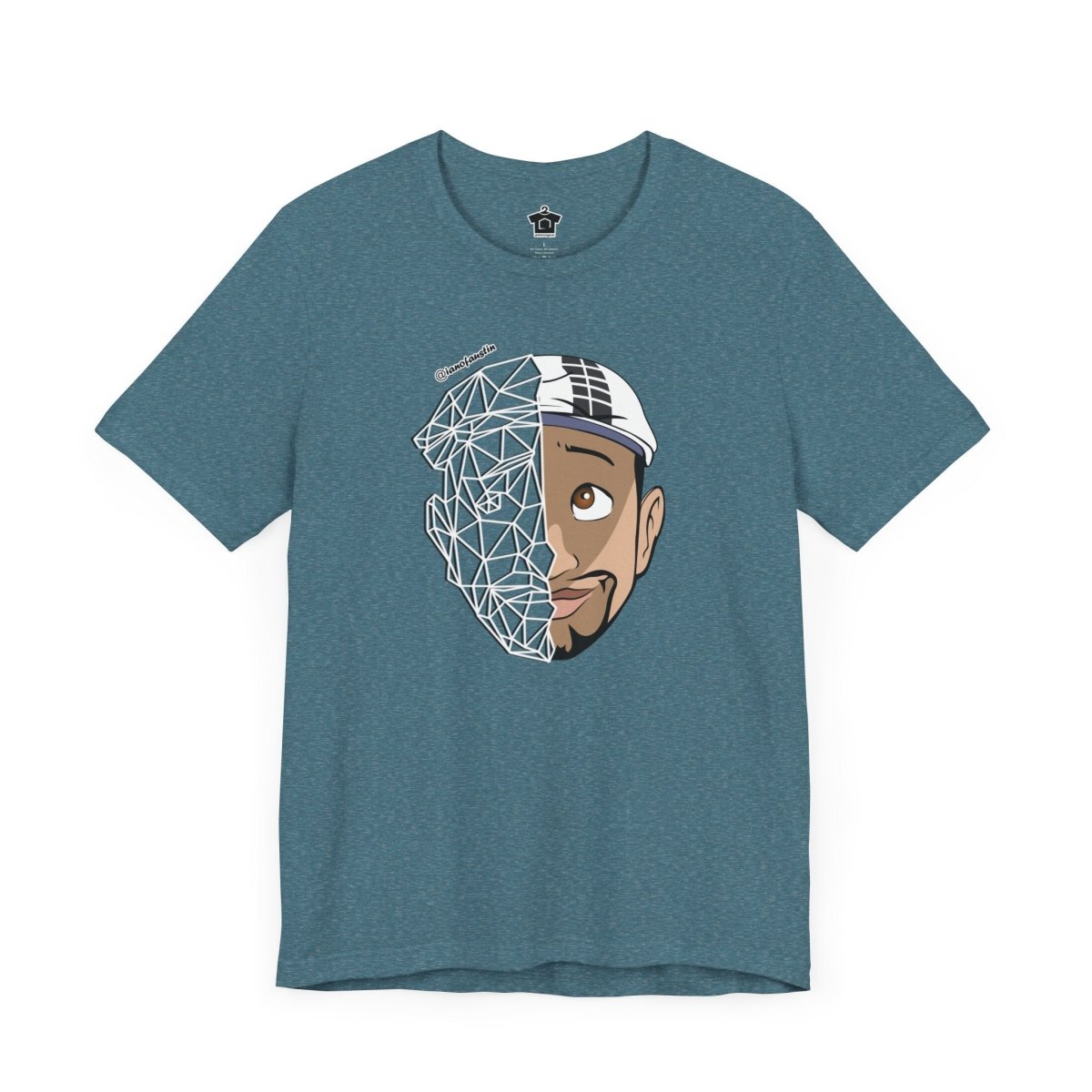 Tron Head Logo | @ianofAustin - T-Shirt | ShirtyAgents