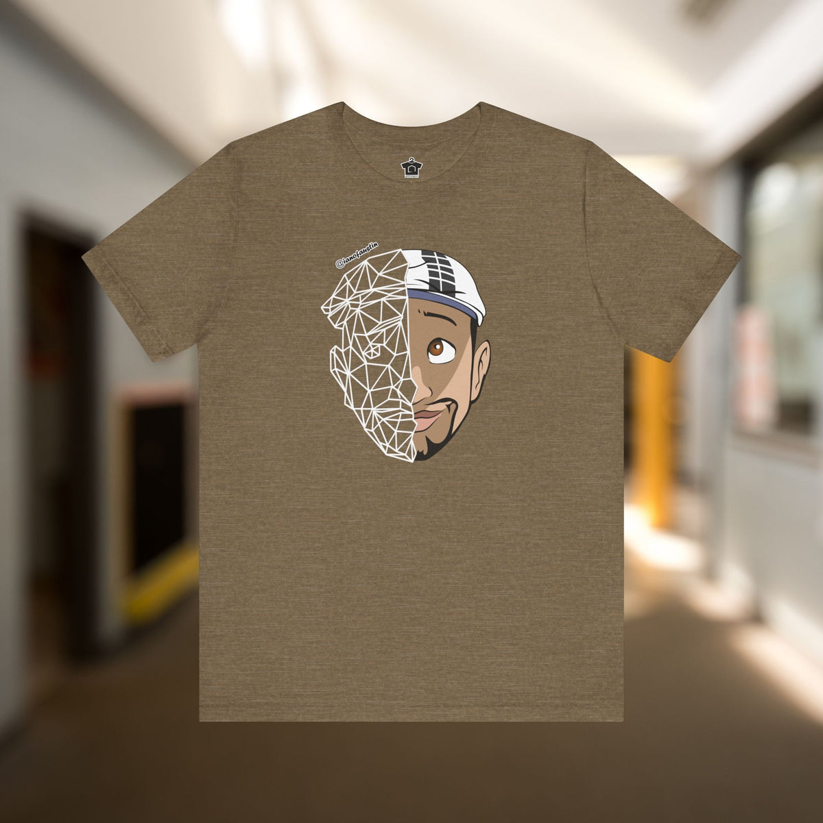 Tron Head Logo | @ianofAustin - T-Shirt | ShirtyAgents