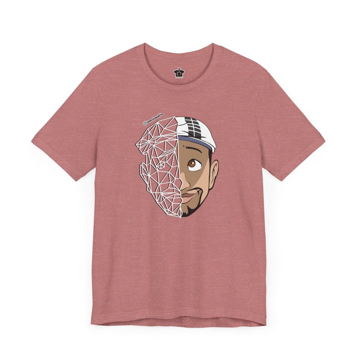 Tron Head Logo | @ianofAustin - T-Shirt | ShirtyAgents