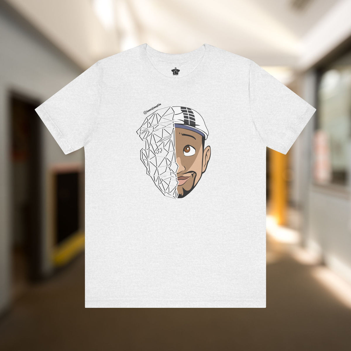 Tron Head Logo | @ianofAustin - T-Shirt | ShirtyAgents