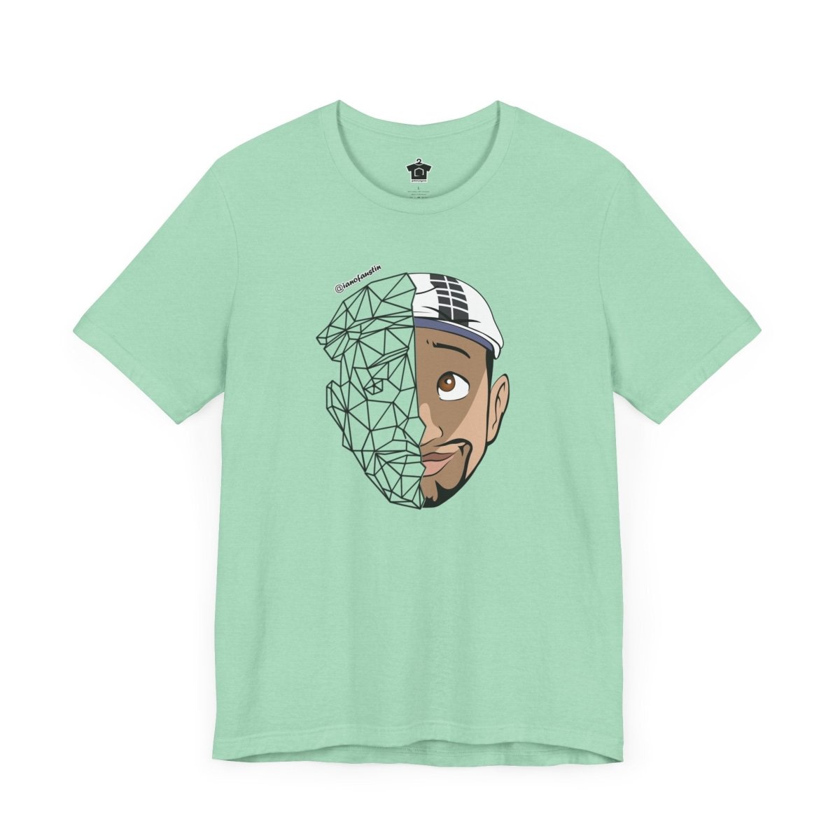 Tron Head Logo | @ianofAustin - T-Shirt | ShirtyAgents