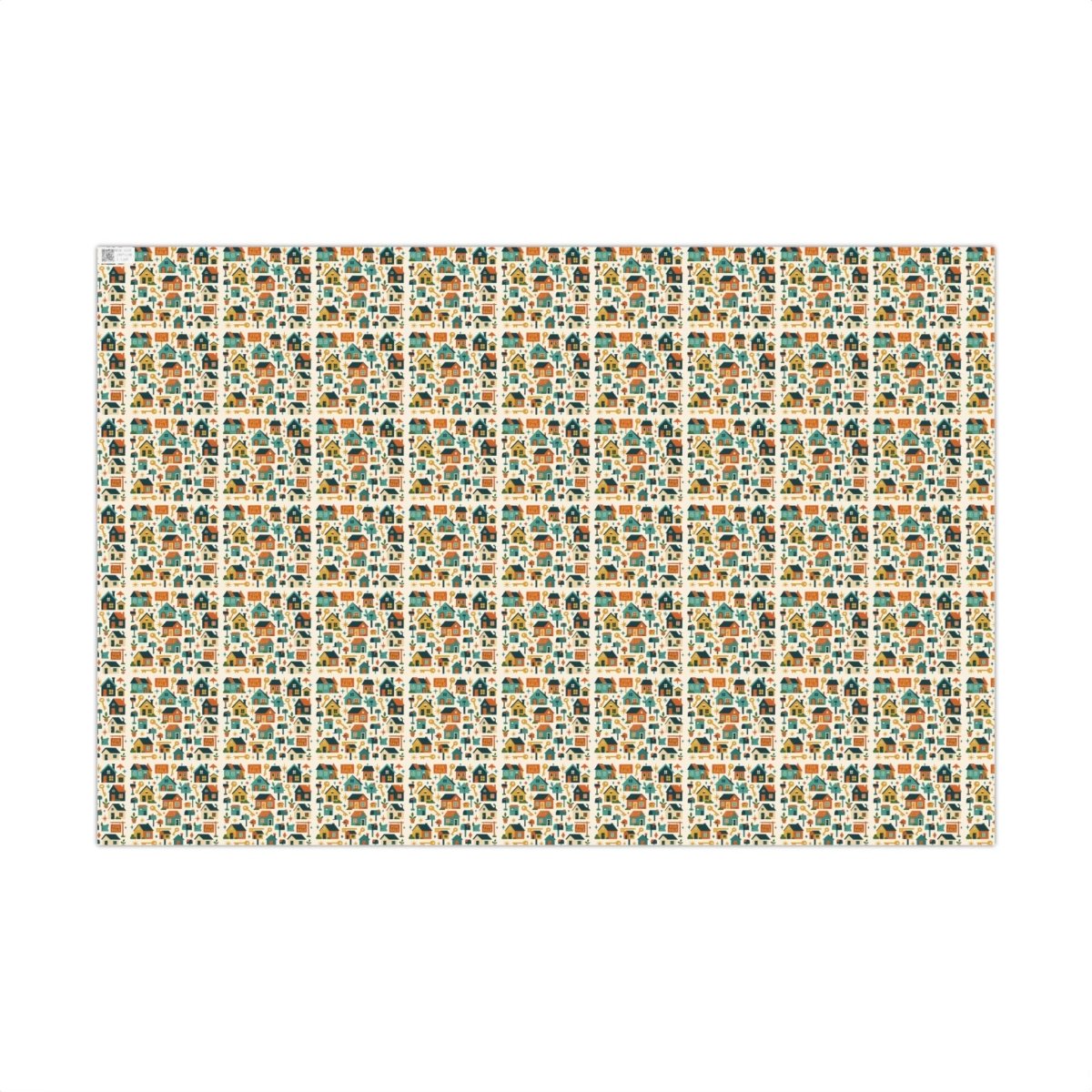 Vintage Neighborhood Holiday Gift Wrap - Home Decor | ShirtyAgents