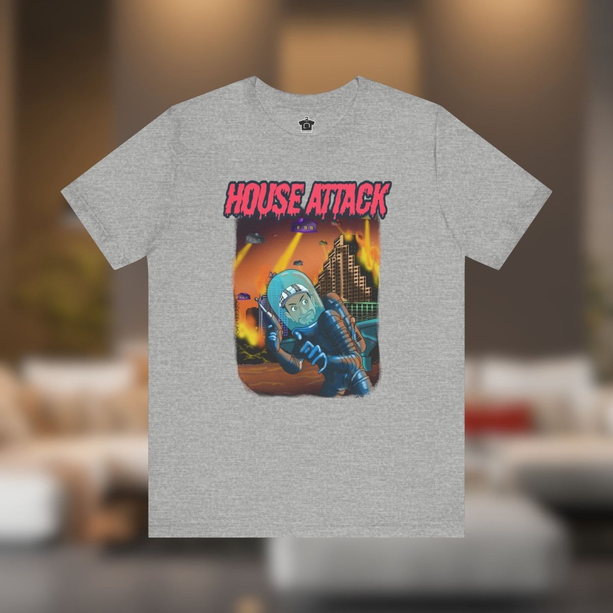 When Houses Attack" – Funny Realtor T-Shirt - T-Shirt | ShirtyAgents