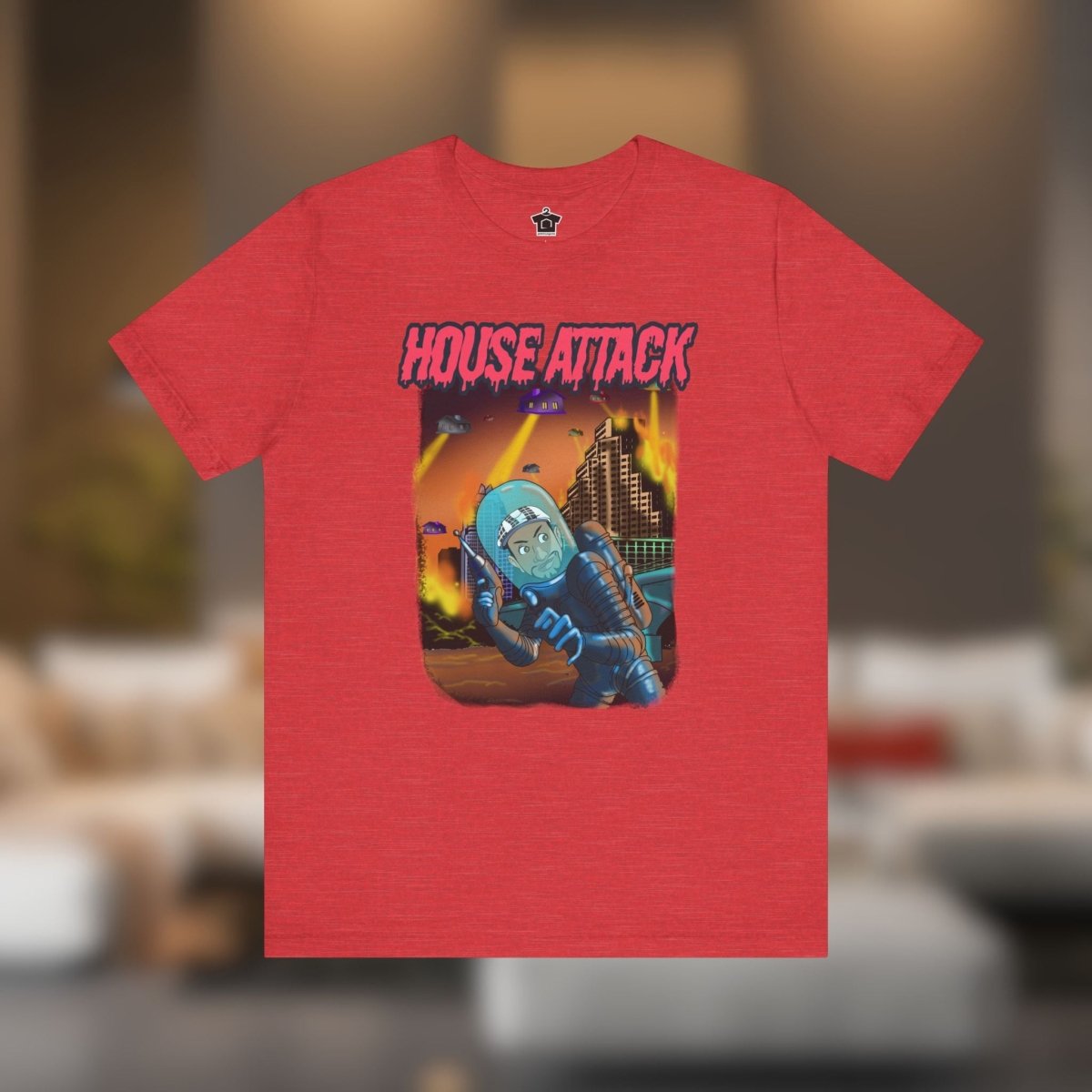 When Houses Attack" – Funny Realtor T-Shirt - T-Shirt | ShirtyAgents