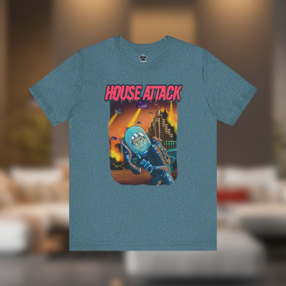 When Houses Attack" – Funny Realtor T-Shirt - T-Shirt | ShirtyAgents