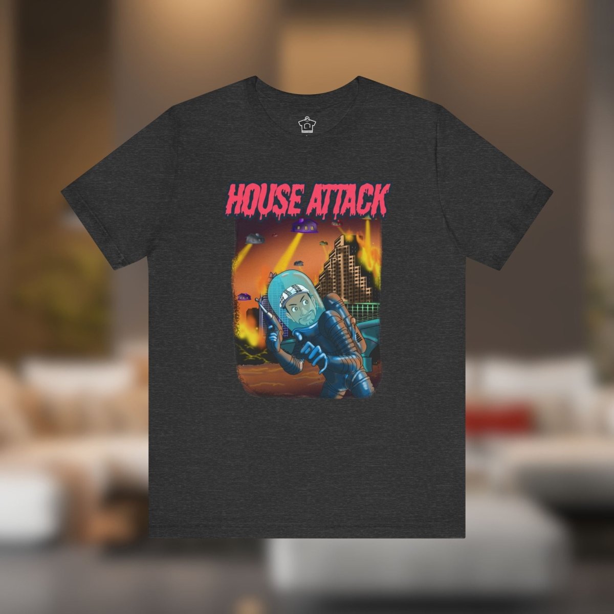 When Houses Attack" – Funny Realtor T-Shirt - T-Shirt | ShirtyAgents