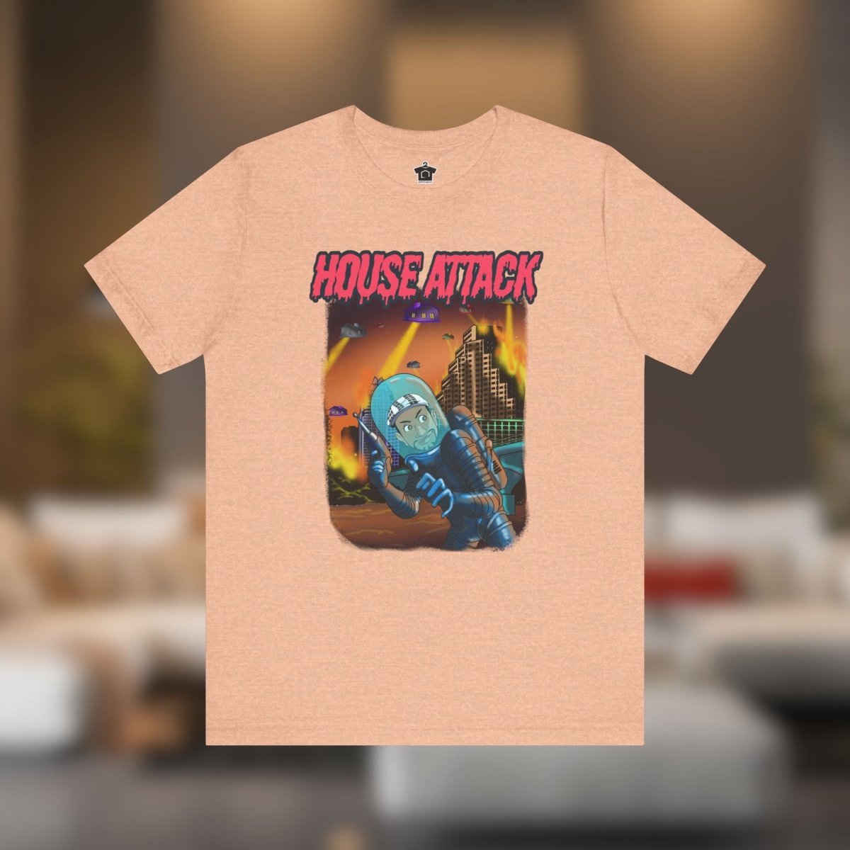 When Houses Attack" – Funny Realtor T-Shirt - T-Shirt | ShirtyAgents