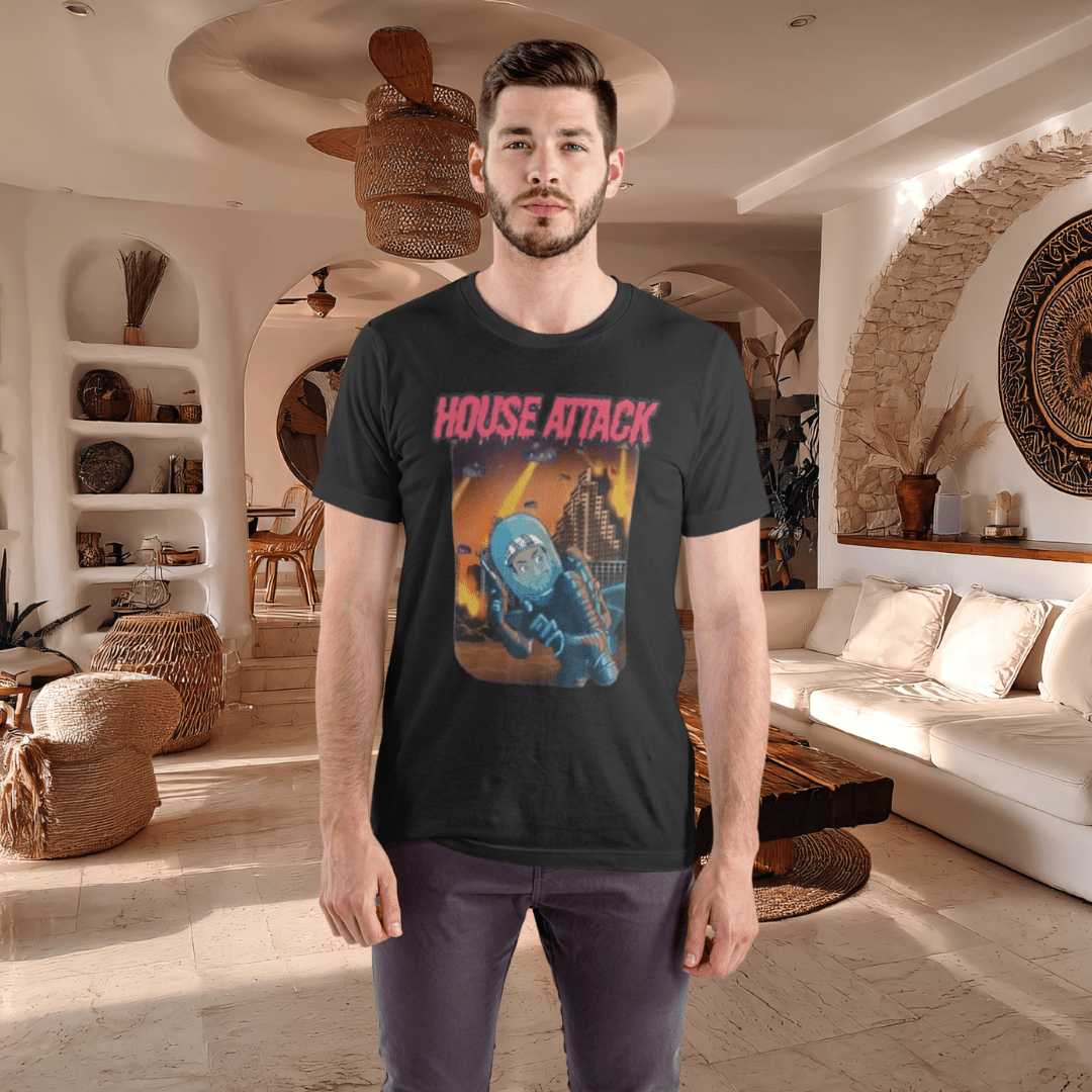 When Houses Attack" – Funny Realtor T-Shirt - T-Shirt | ShirtyAgents