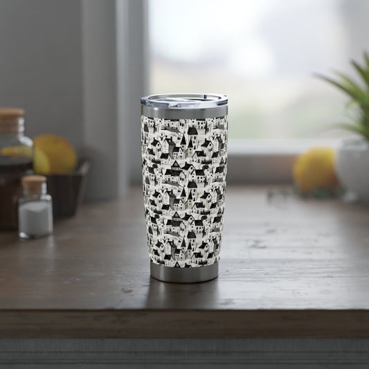 White Charcoal Neighborhood Tumbler - Mug | ShirtyAgents