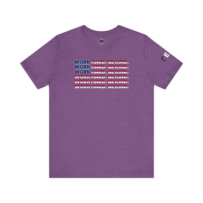 Work Hard Be Kind American - T-Shirt | ShirtyAgents