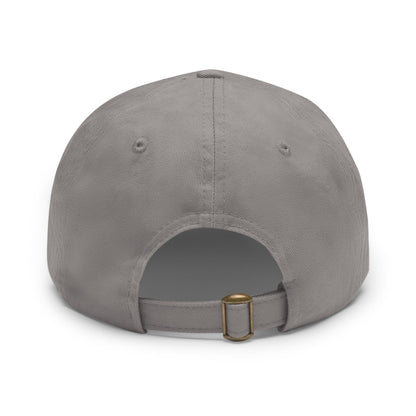 Work Hard Be Kind Black Circle Hat with Leather Patch - Hats | ShirtyAgents