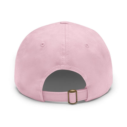 Work Hard Be Kind Black Circle Hat with Leather Patch - Hats | ShirtyAgents