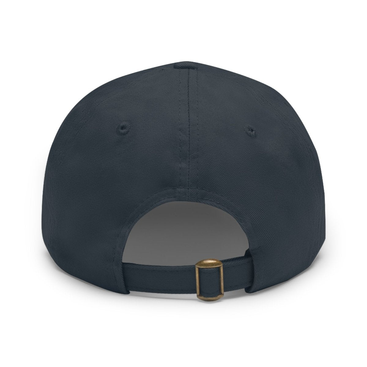 Work Hard Be Kind Black Circle Hat with Leather Patch - Hats | ShirtyAgents