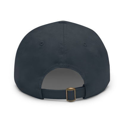 Work Hard Be Kind Black Circle Hat with Leather Patch - Hats | ShirtyAgents