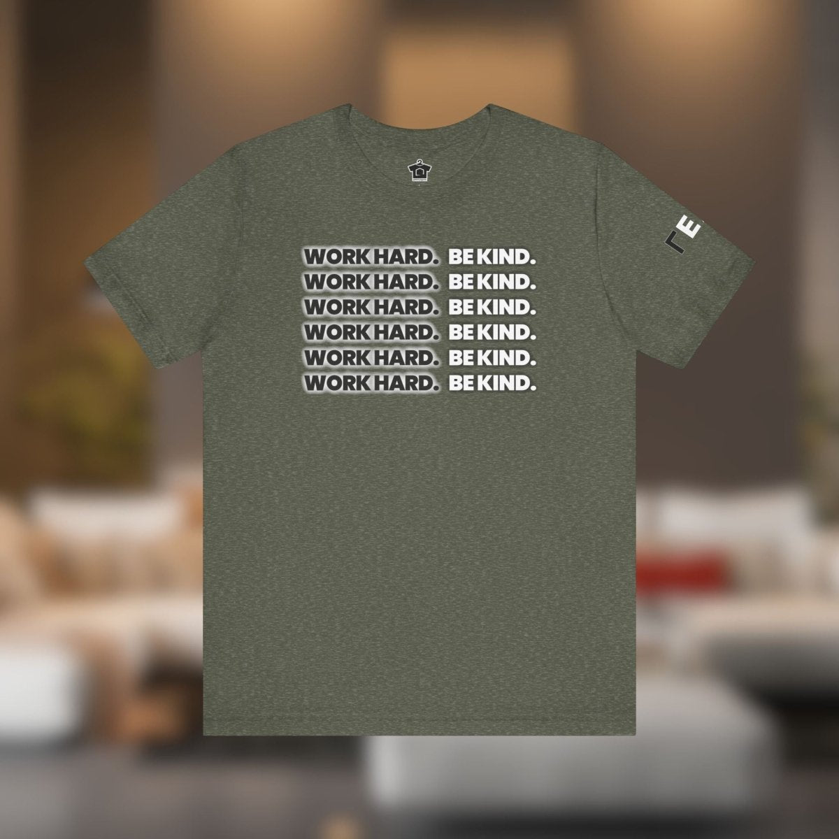 Work Hard, Be Kind – It’s Black & White Tee - T-Shirt | ShirtyAgents