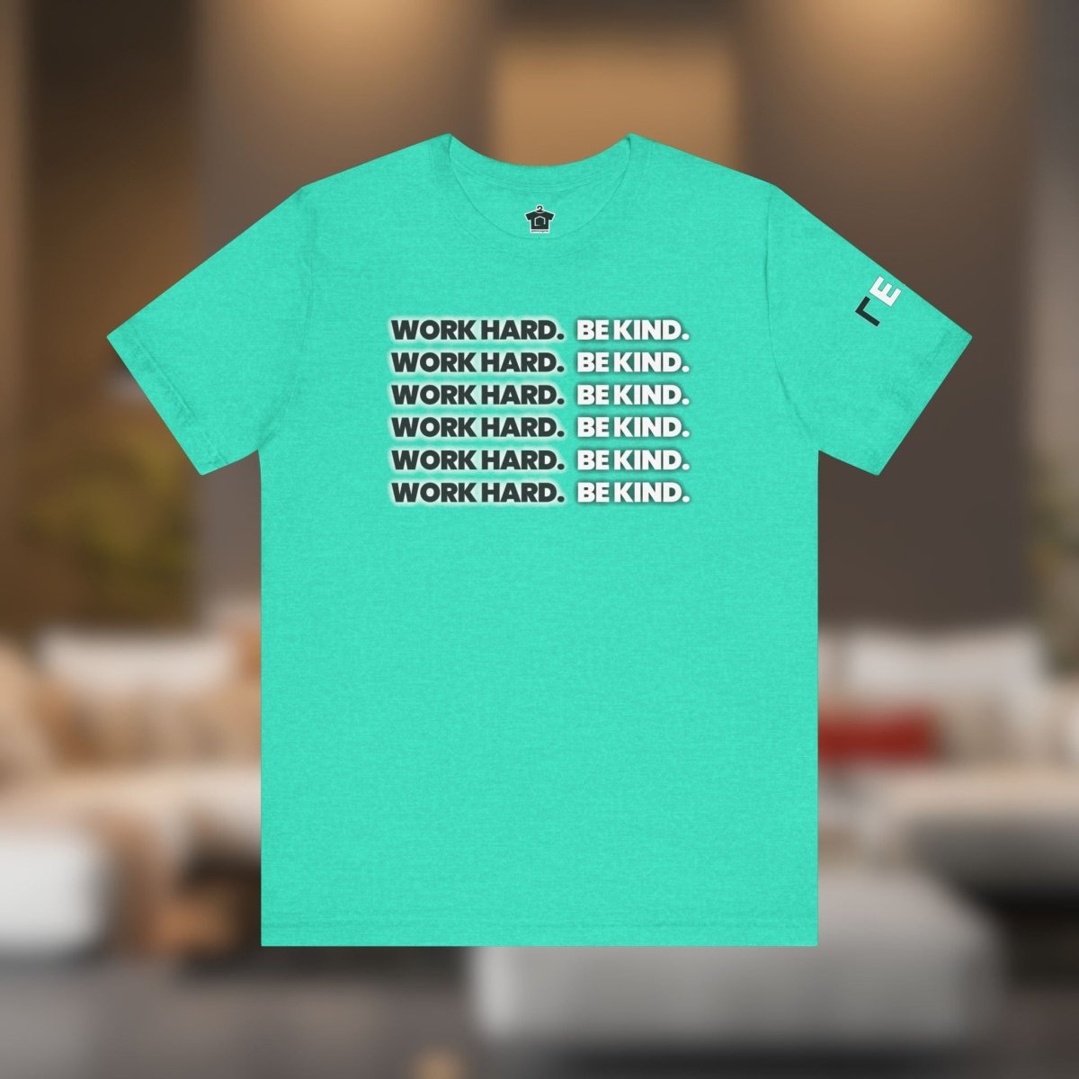Work Hard, Be Kind – It’s Black & White Tee - T-Shirt | ShirtyAgents
