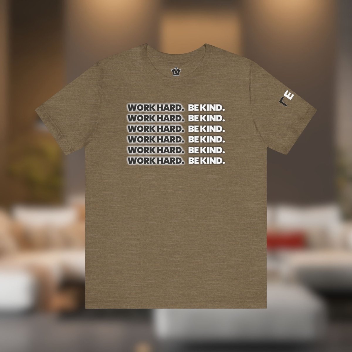 Work Hard, Be Kind – It’s Black & White Tee - T-Shirt | ShirtyAgents