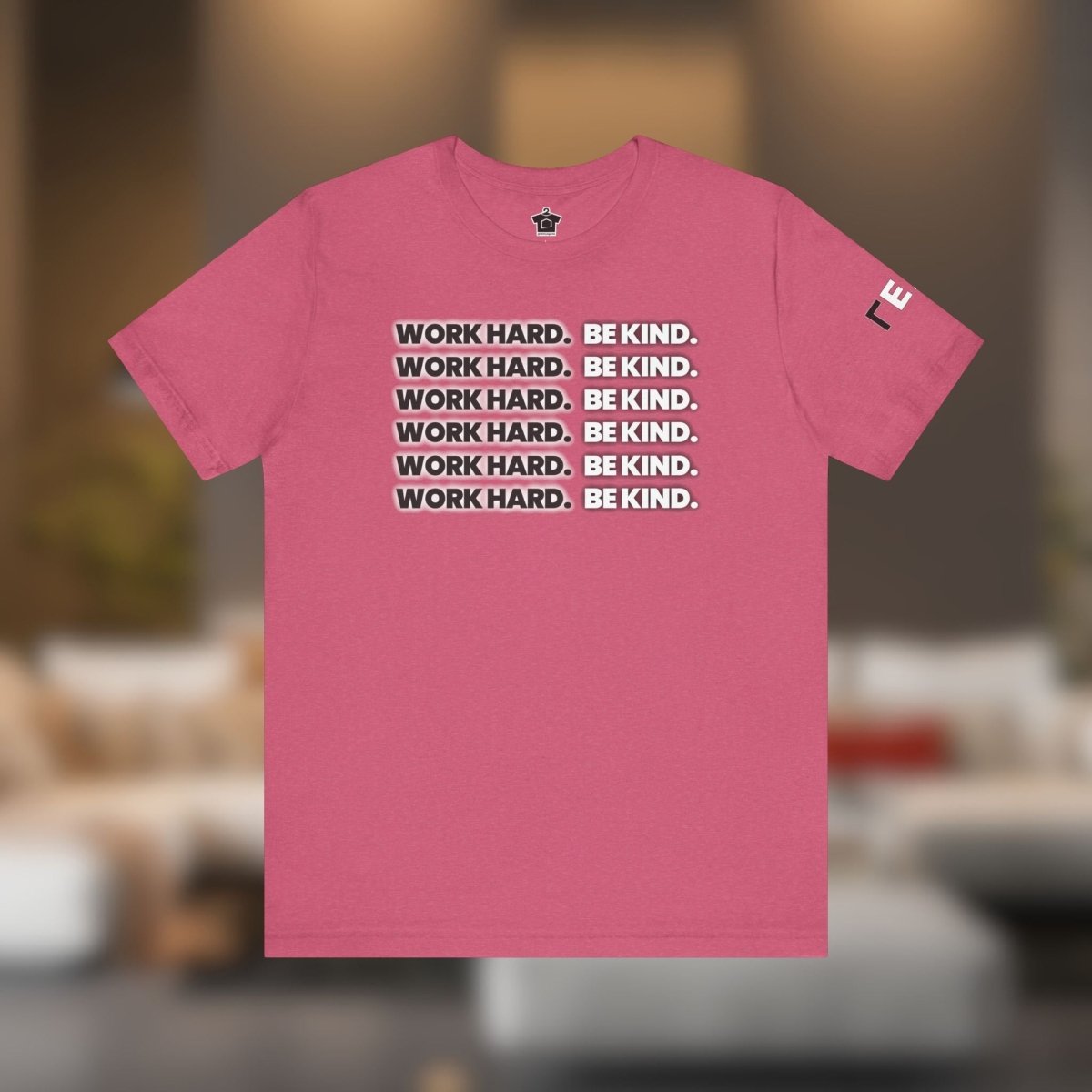 Work Hard, Be Kind – It’s Black & White Tee - T-Shirt | ShirtyAgents