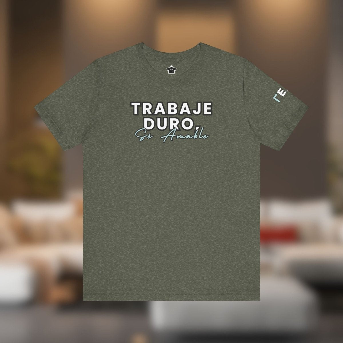 Work Hard, Be Kind – Modern Mint T-Shirt (Español Edition) – Unofficial - T-Shirt | ShirtyAgents