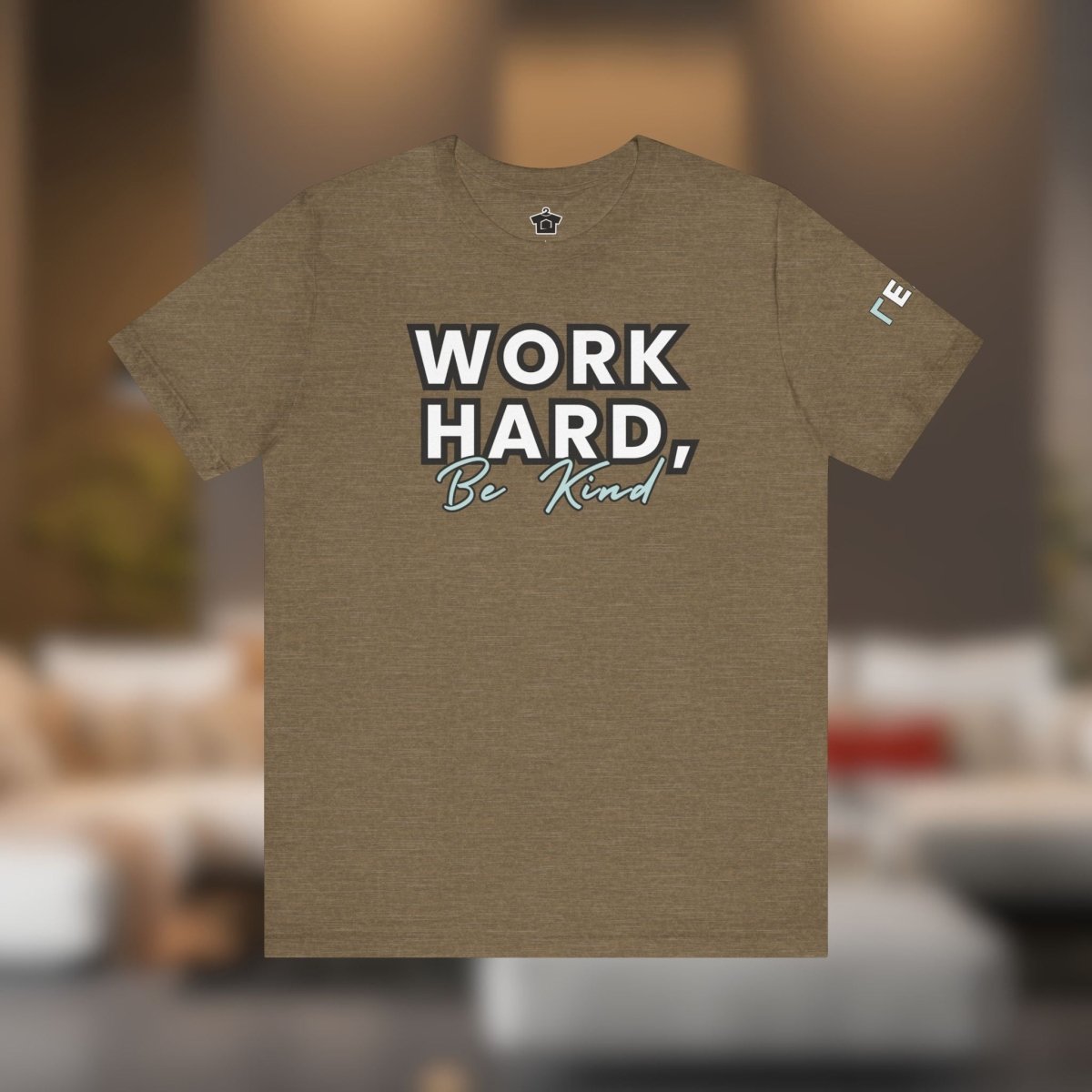 Work Hard, Be Kind – Modern Mint Tee (Unofficial) - T-Shirt | ShirtyAgents