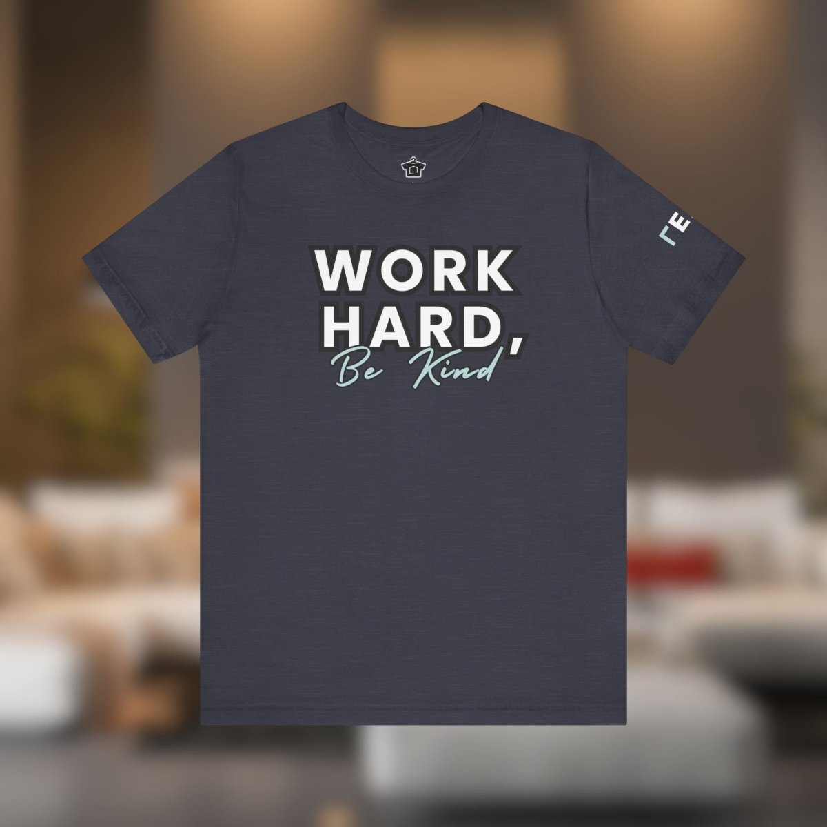 Work Hard, Be Kind – Modern Mint Tee (Unofficial) - T-Shirt | ShirtyAgents