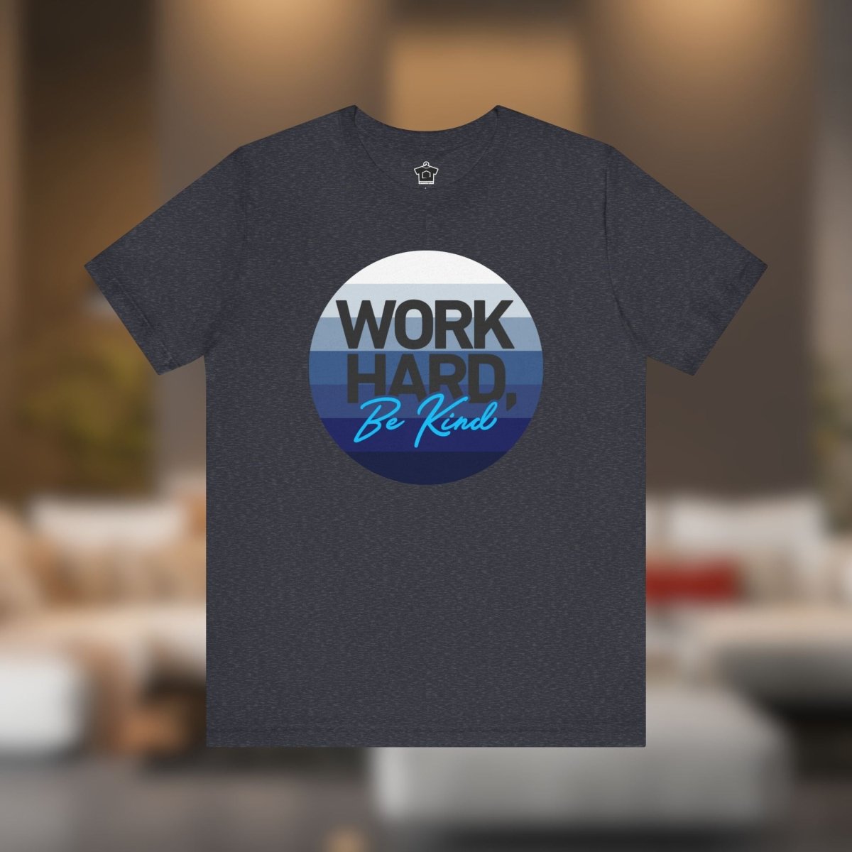 Work Hard – Horizon Blue Tee - T-Shirt | ShirtyAgents