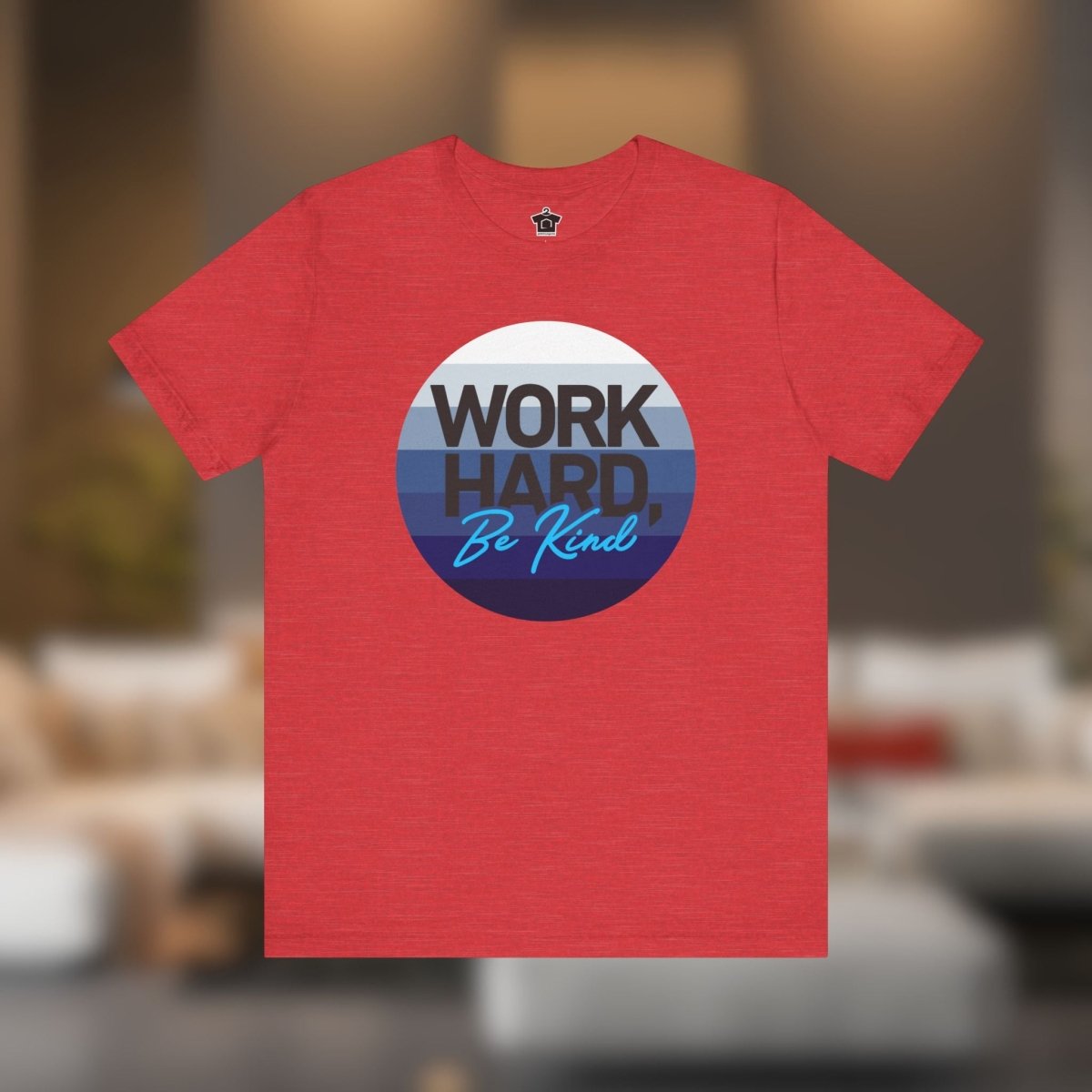 Work Hard – Horizon Blue Tee - T-Shirt | ShirtyAgents