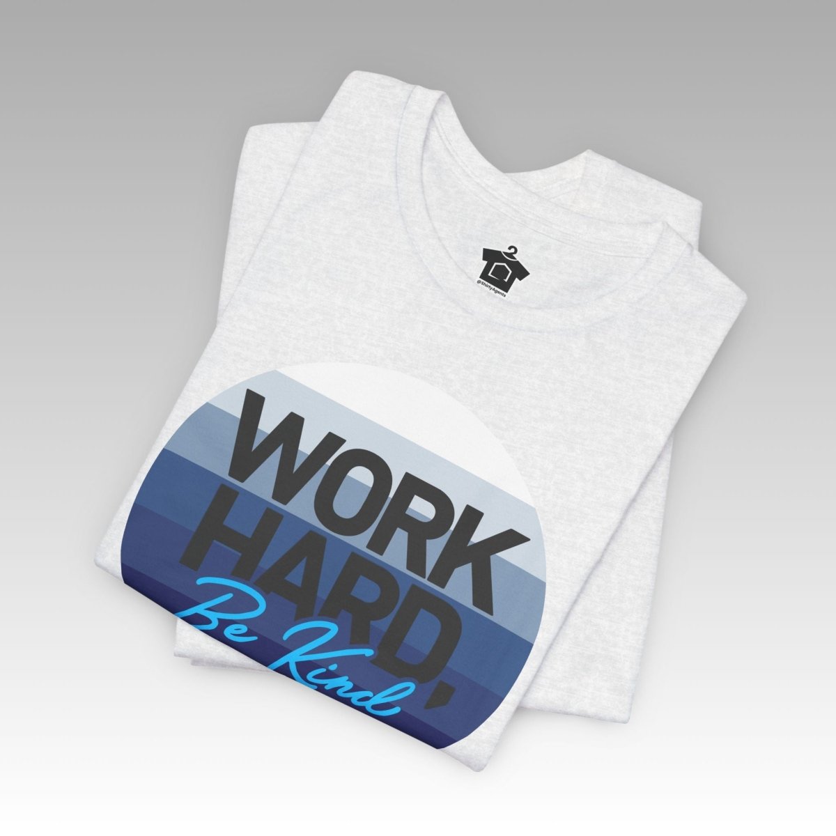Work Hard – Horizon Blue Tee - T-Shirt | ShirtyAgents