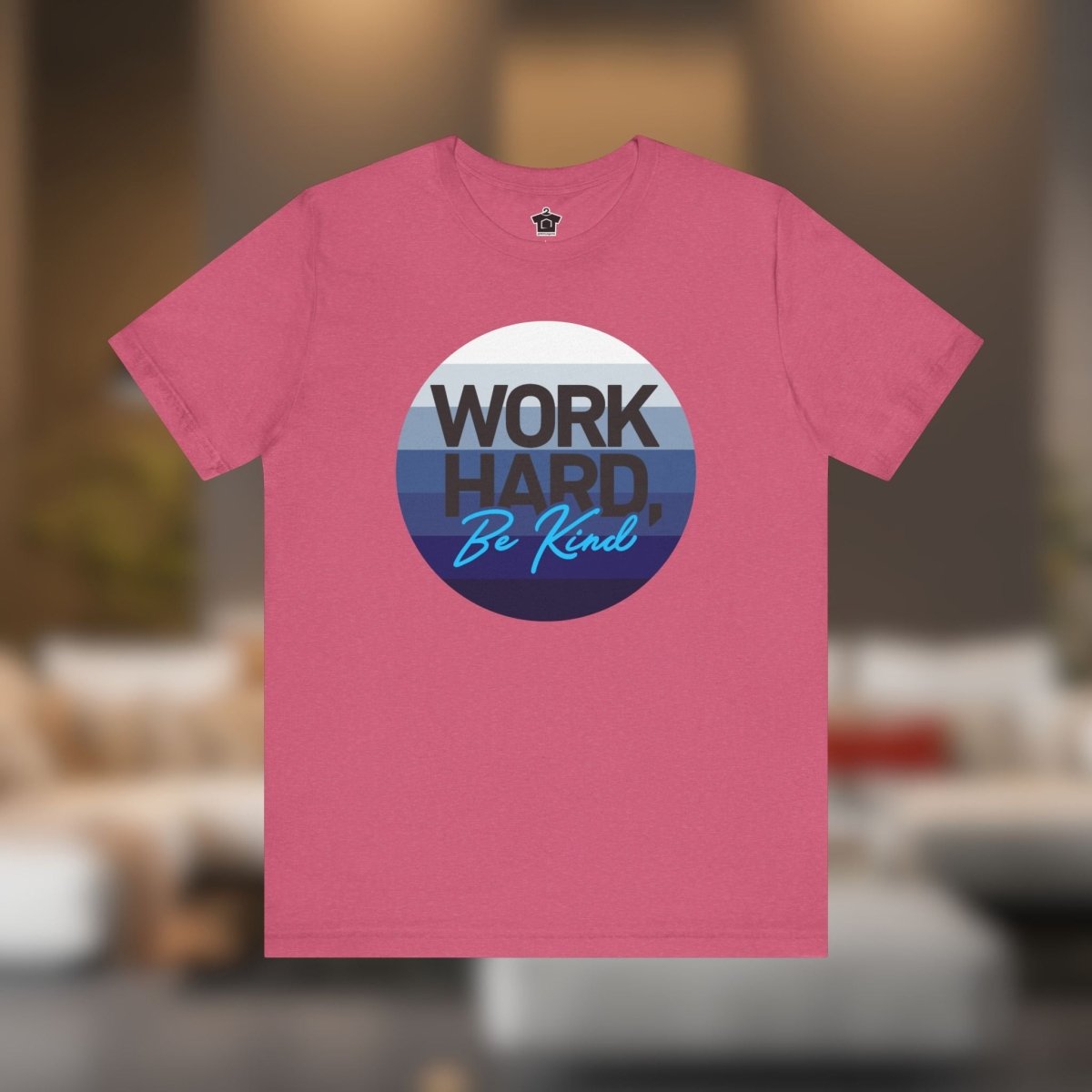 Work Hard – Horizon Blue Tee - T-Shirt | ShirtyAgents
