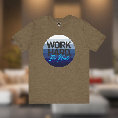 Work Hard – Horizon Blue Tee - T-Shirt | ShirtyAgents