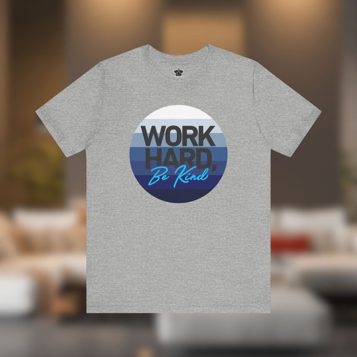 Work Hard – Horizon Blue Tee - T-Shirt | ShirtyAgents