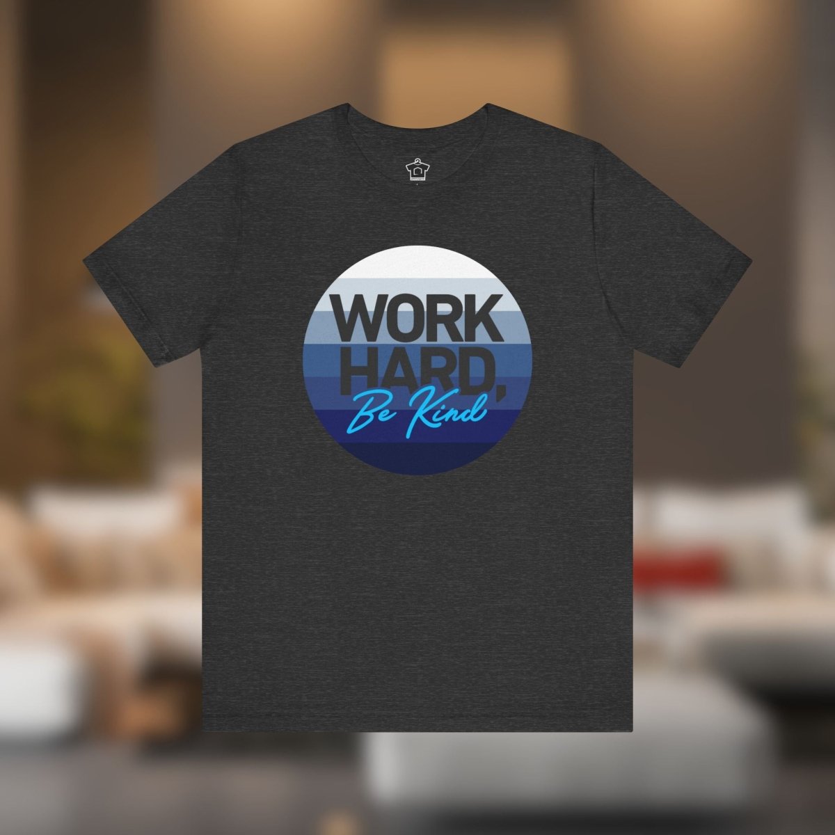 Work Hard – Horizon Blue Tee - T-Shirt | ShirtyAgents