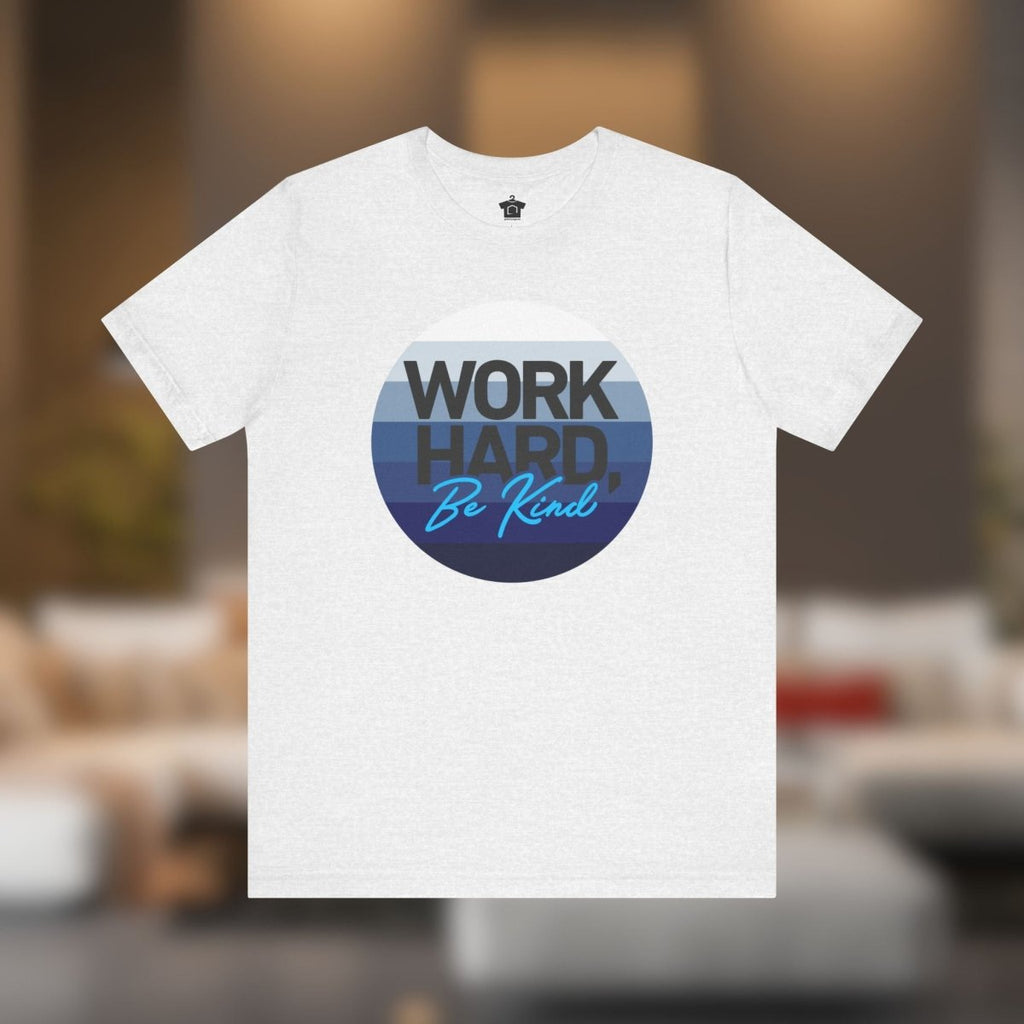Work Hard – Horizon Blue Tee - T-Shirt | ShirtyAgents