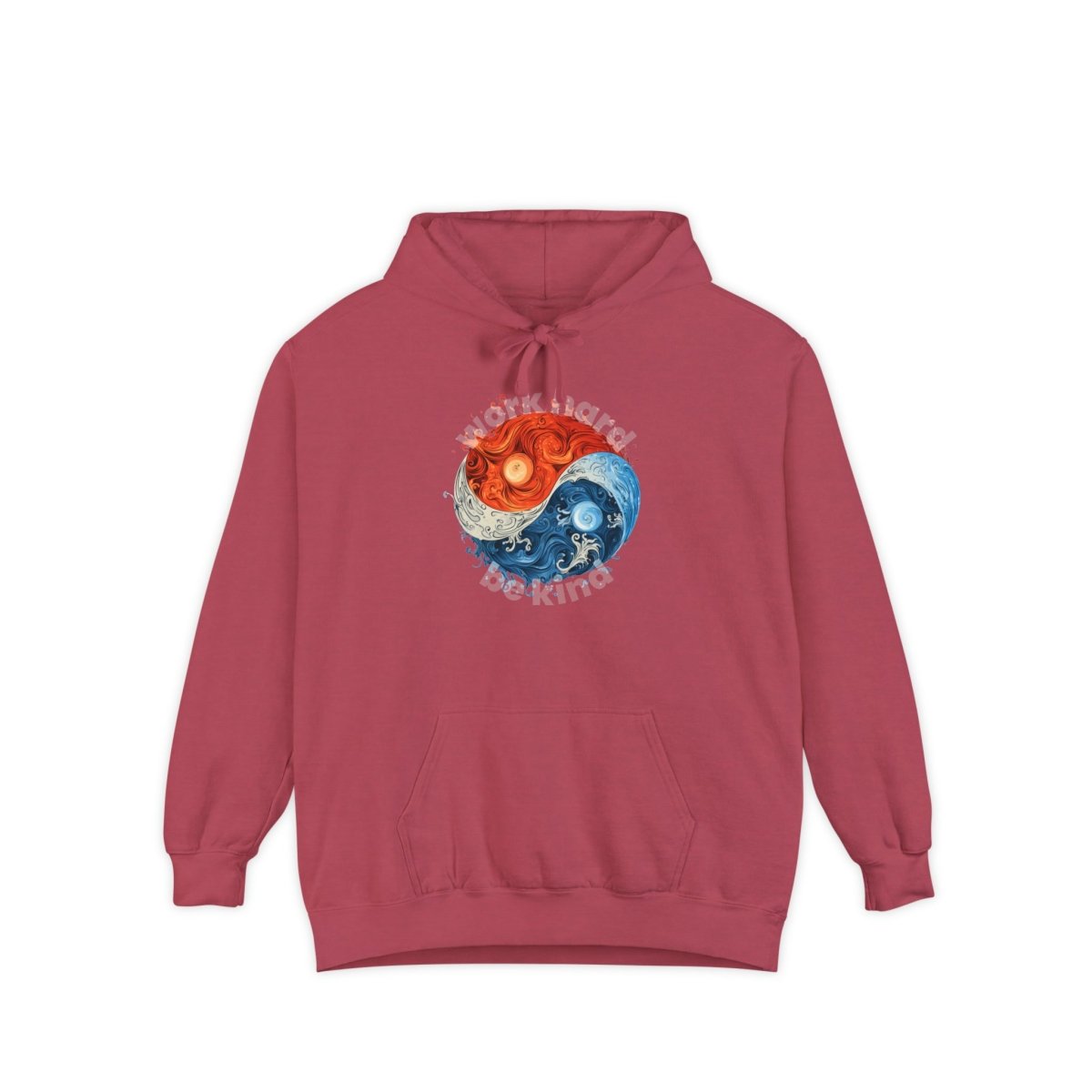 Yin and Yang Work Hard, Be Kind Hoodie - Hoodie | ShirtyAgents