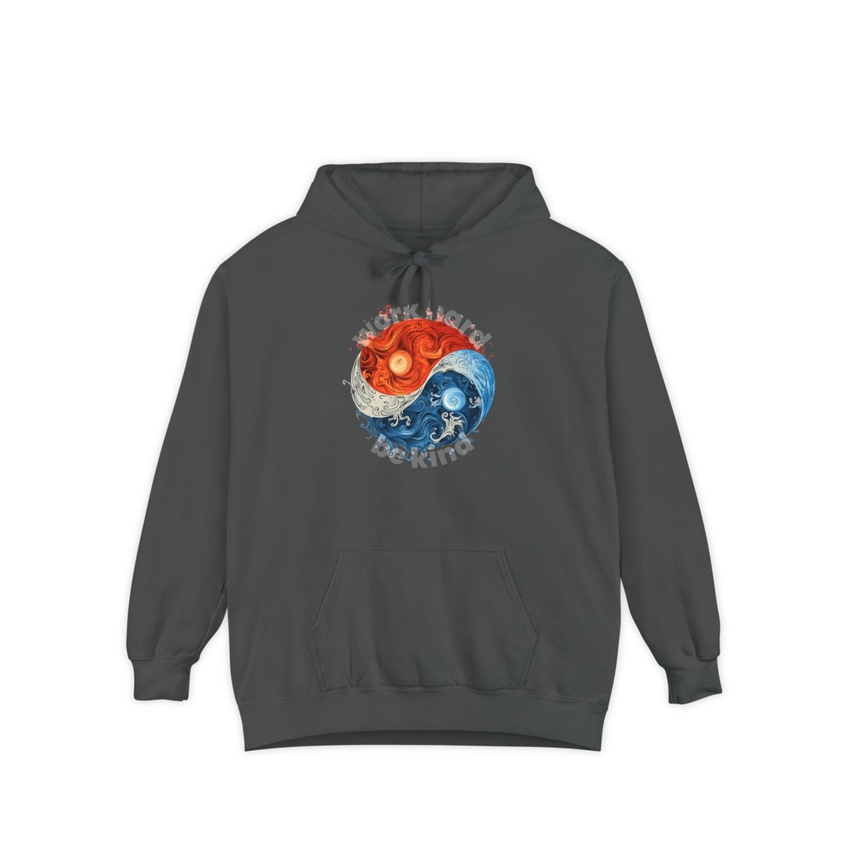 Yin and Yang Work Hard, Be Kind Hoodie - Hoodie | ShirtyAgents