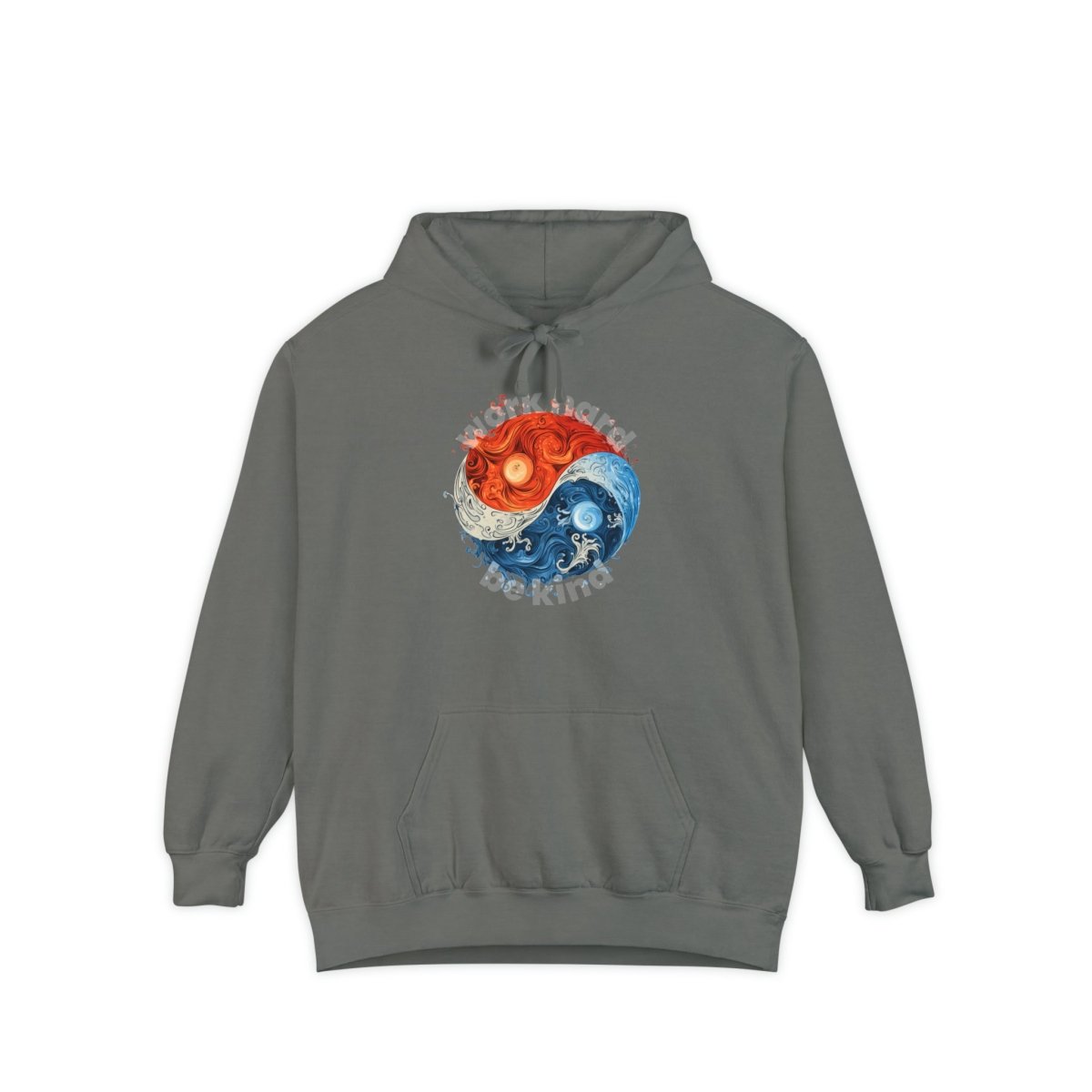 Yin and Yang Work Hard, Be Kind Hoodie - Hoodie | ShirtyAgents