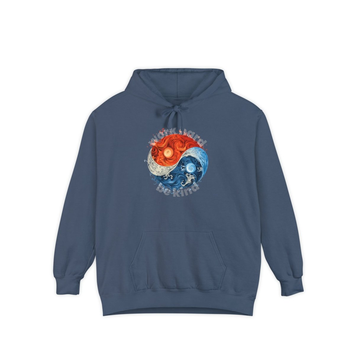 Yin and Yang Work Hard, Be Kind Hoodie - Hoodie | ShirtyAgents