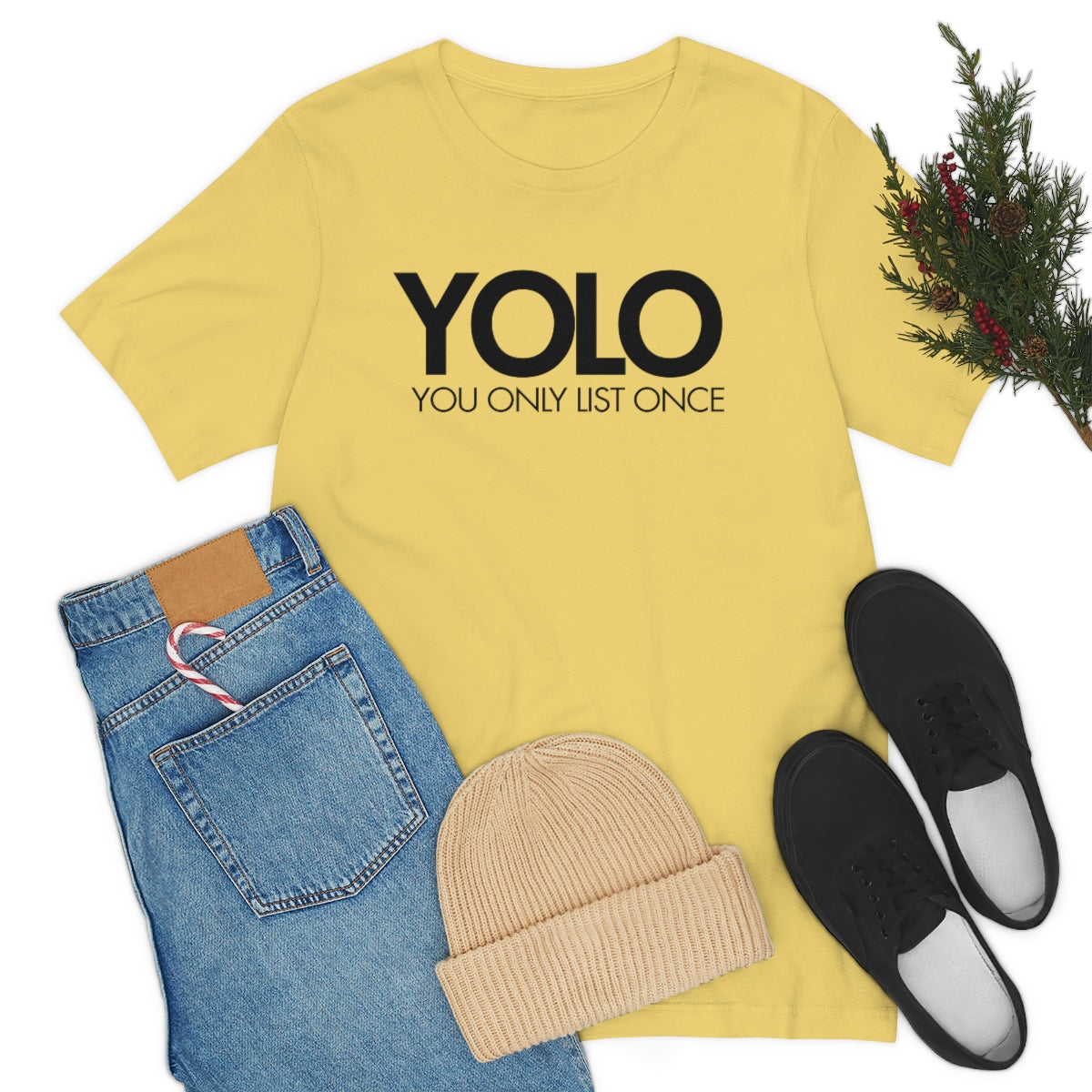 YOLO H1 – You Only List Once Tee