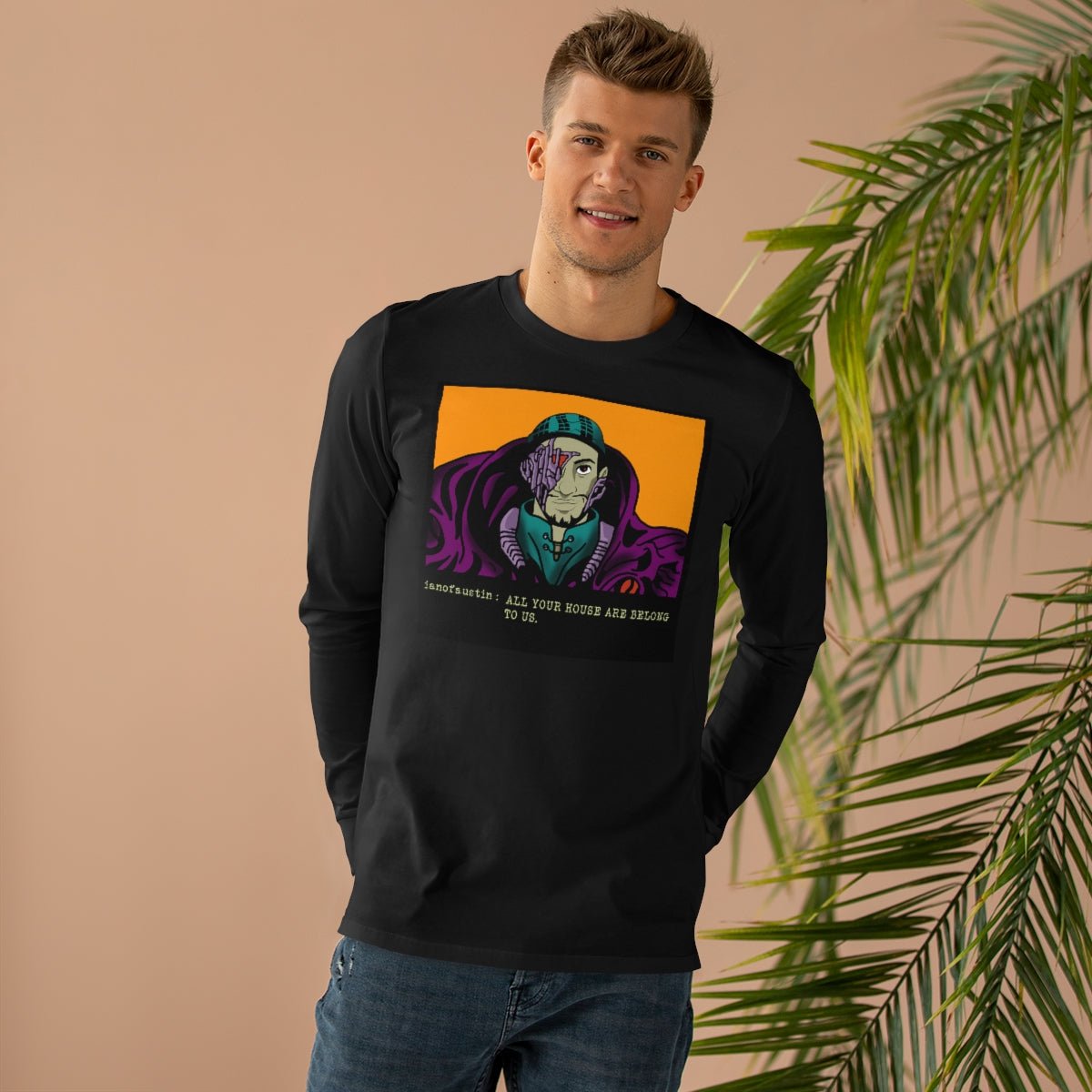 All Your House Men’s Base Longsleeve Tee ianofaustin - Long - sleeve | ShirtyAgents