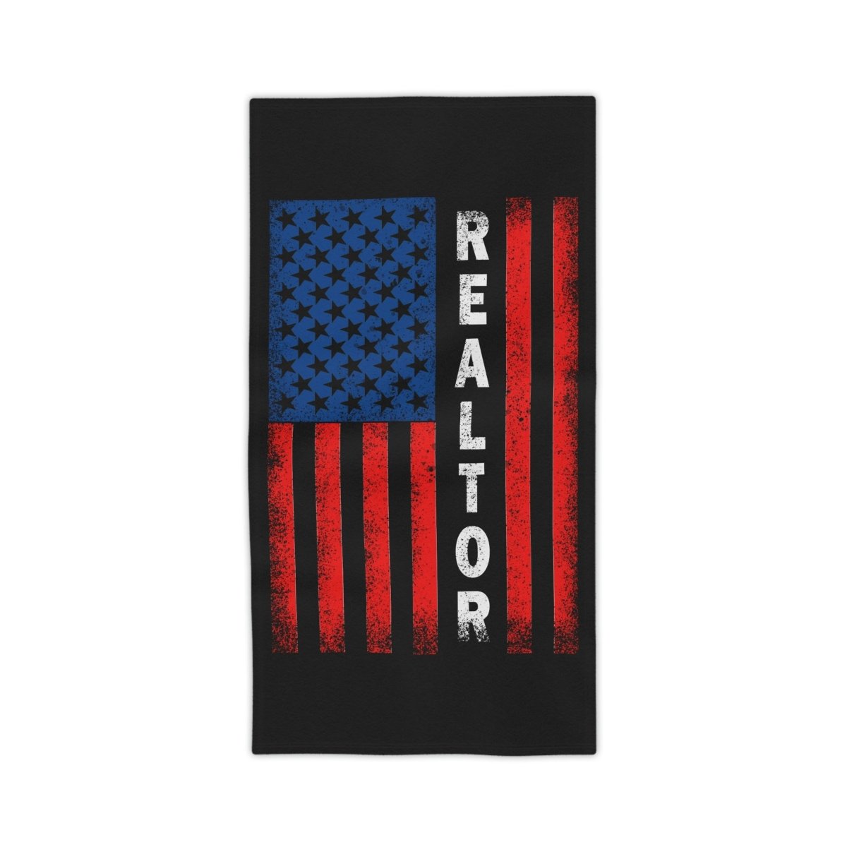 American Flag Realtor Beach Towels - Home Decor | ShirtyAgents