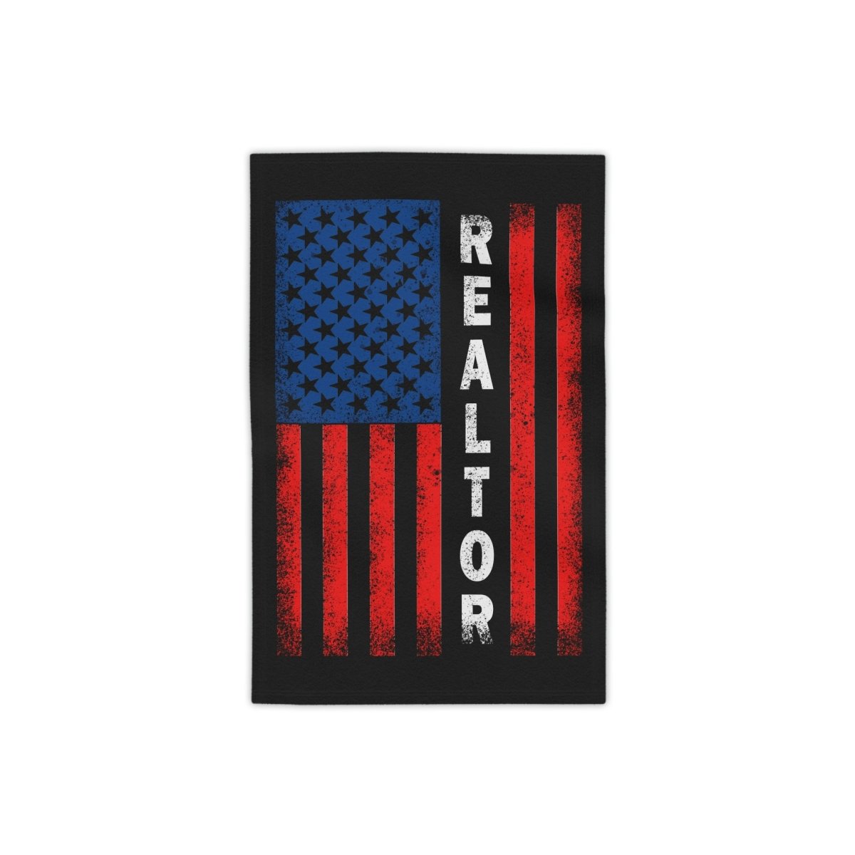 American Flag Realtor Beach Towels - Home Decor | ShirtyAgents