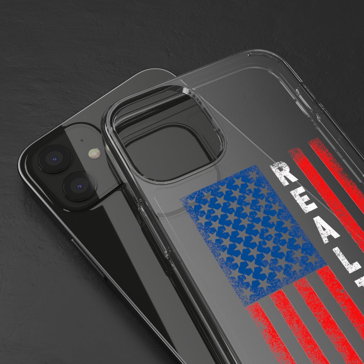 American Flag Realtor Clear Phone Case - Phone Case | ShirtyAgents