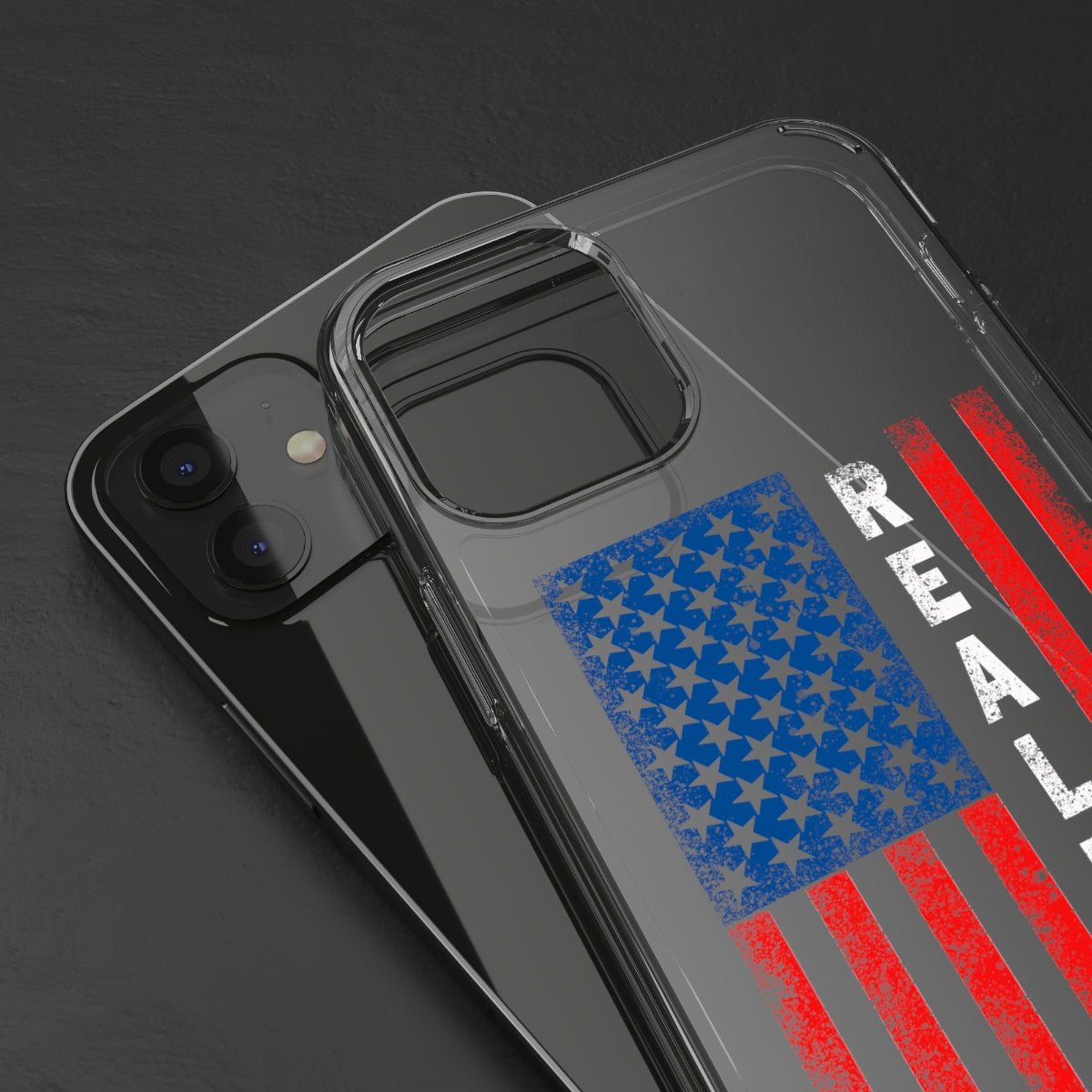 American Flag Realtor Clear Phone Case - Phone Case | ShirtyAgents