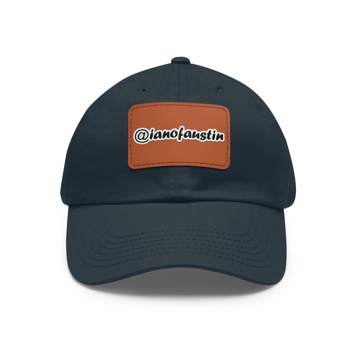 🧢 @ianofaustin Signature Logo Hat with Leather Patch #ianofaustin - Hats | ShirtyAgents