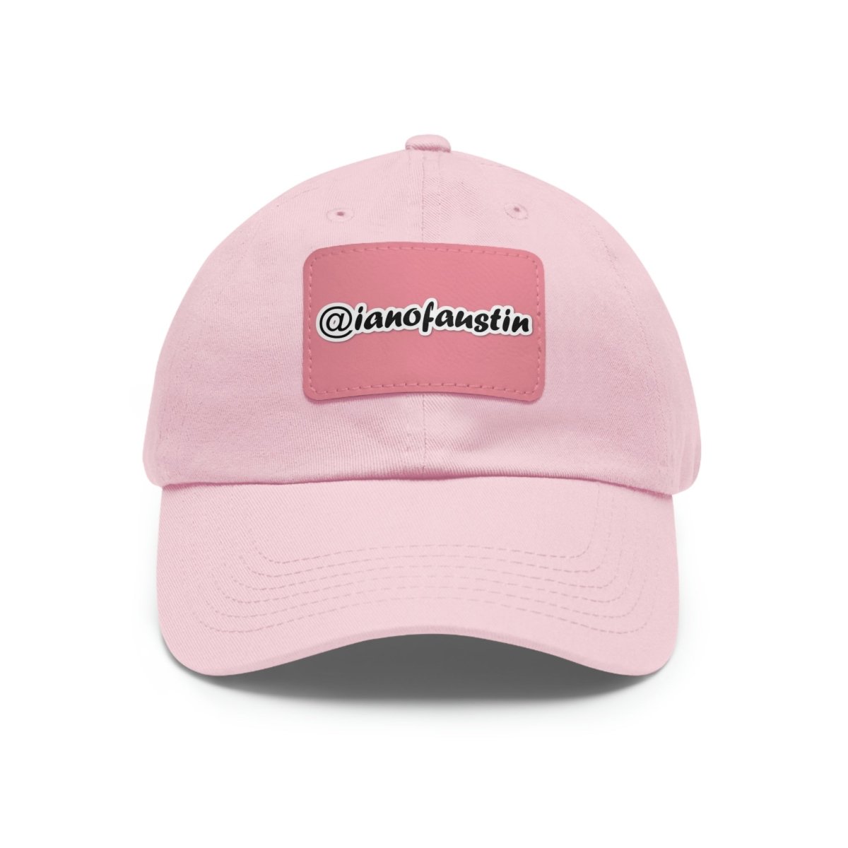 🧢 @ianofaustin Signature Logo Hat with Leather Patch #ianofaustin - Hats | ShirtyAgents