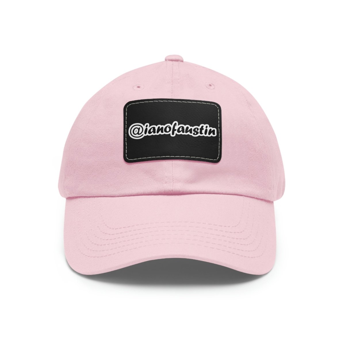 🧢 @ianofaustin Signature Logo Hat with Leather Patch #ianofaustin - Hats | ShirtyAgents