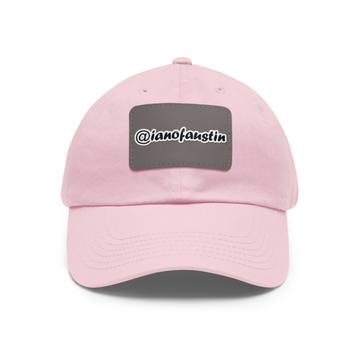🧢 @ianofaustin Signature Logo Hat with Leather Patch #ianofaustin - Hats | ShirtyAgents
